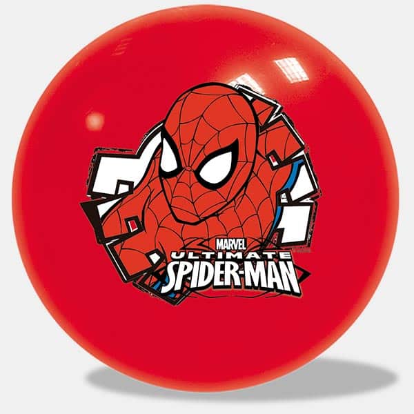 pelota-de-vinil-spiderman-rojo
